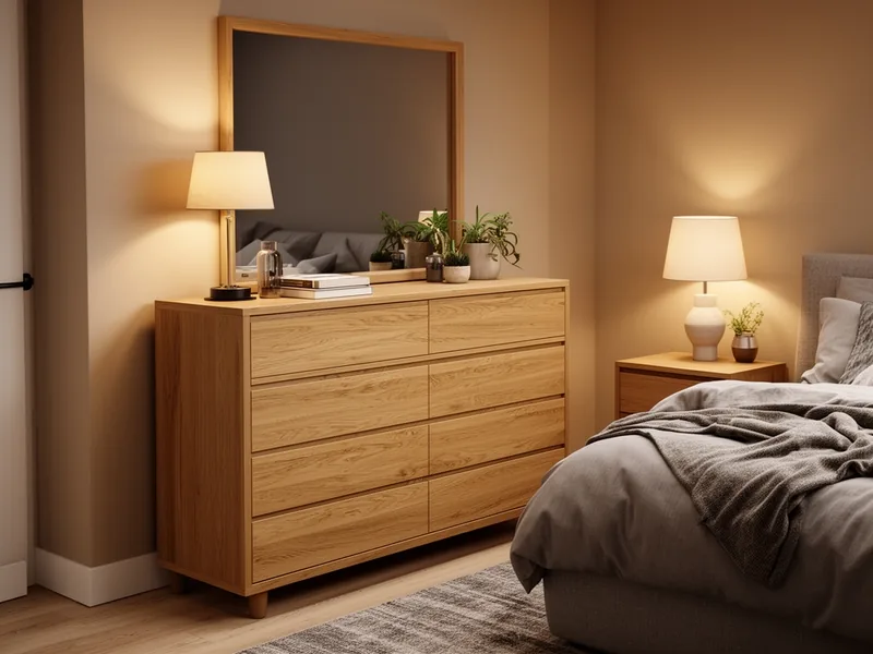 Comoda dormitor stejar