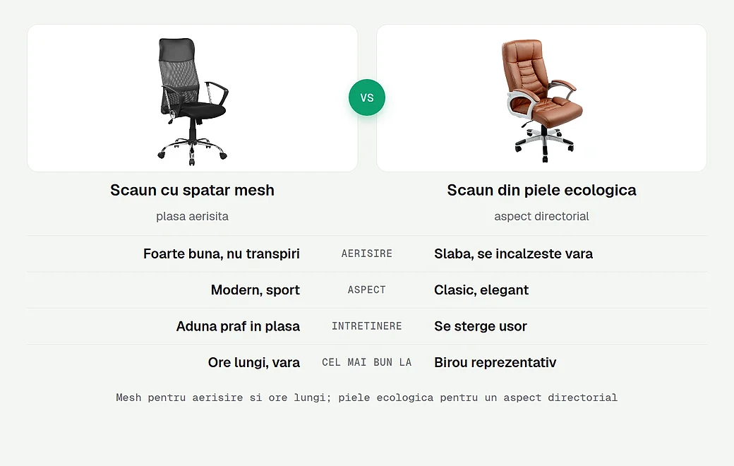 Spatar mesh fata de piele ecologica