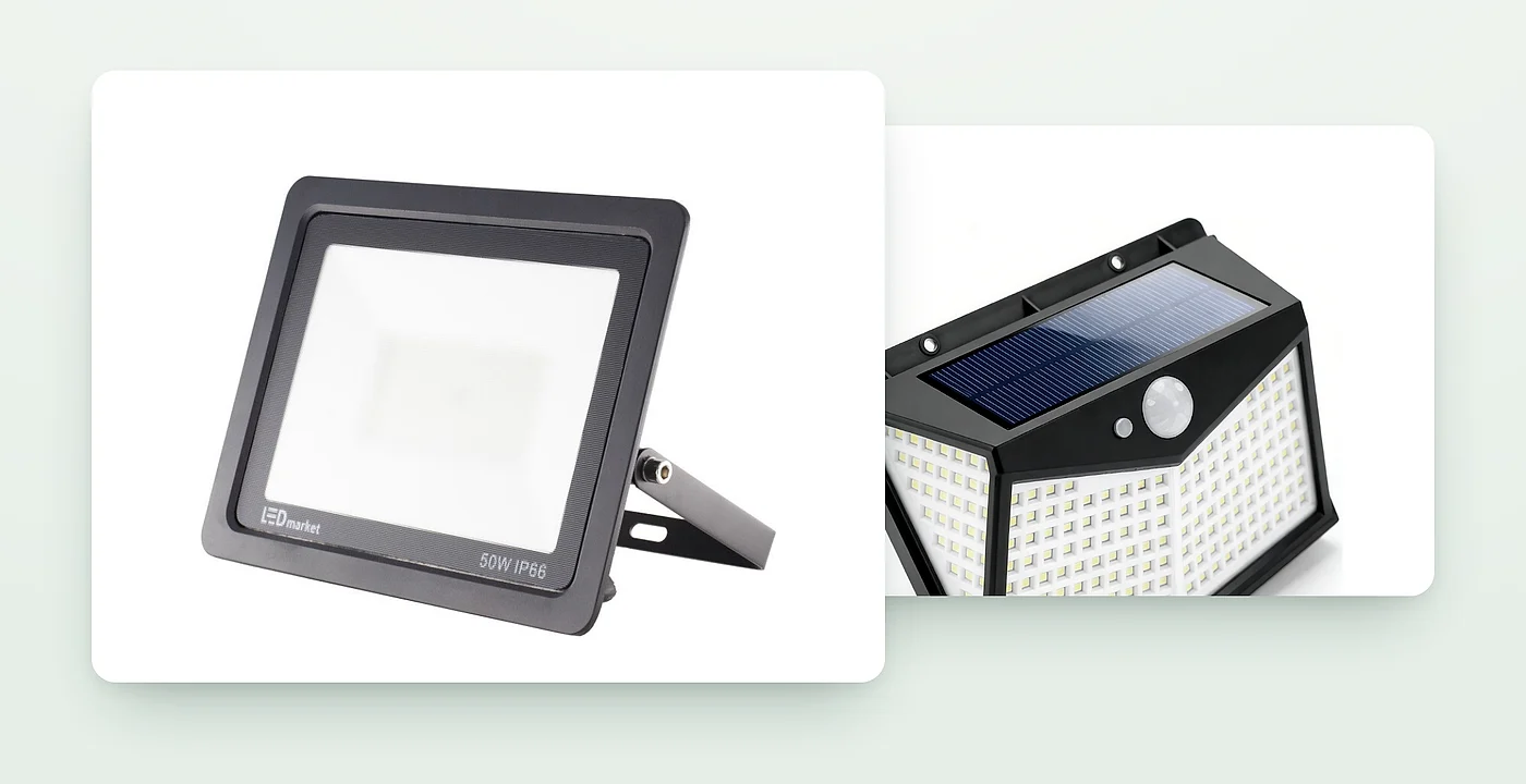 Proiector LED de exterior: solar sau la curent si cati lumeni iti trebuie de fapt