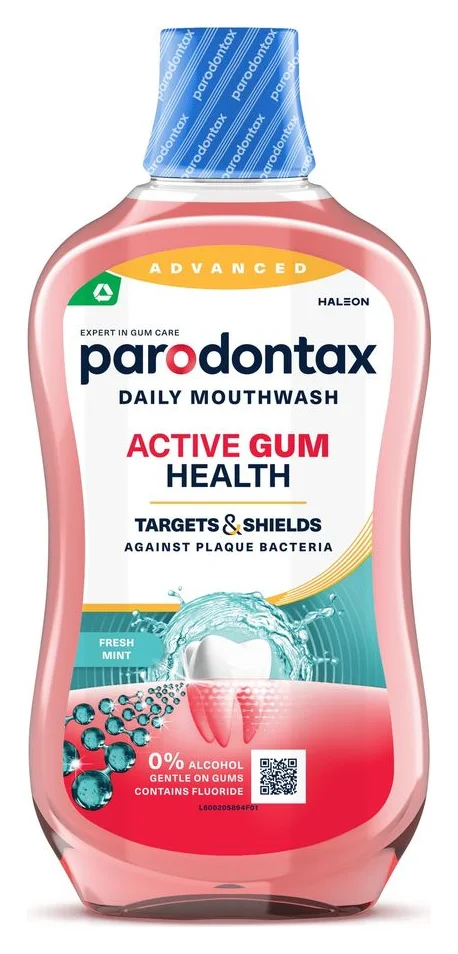 parodontax Daily Gum Care, fara alcool, 500 ml, cu fluor