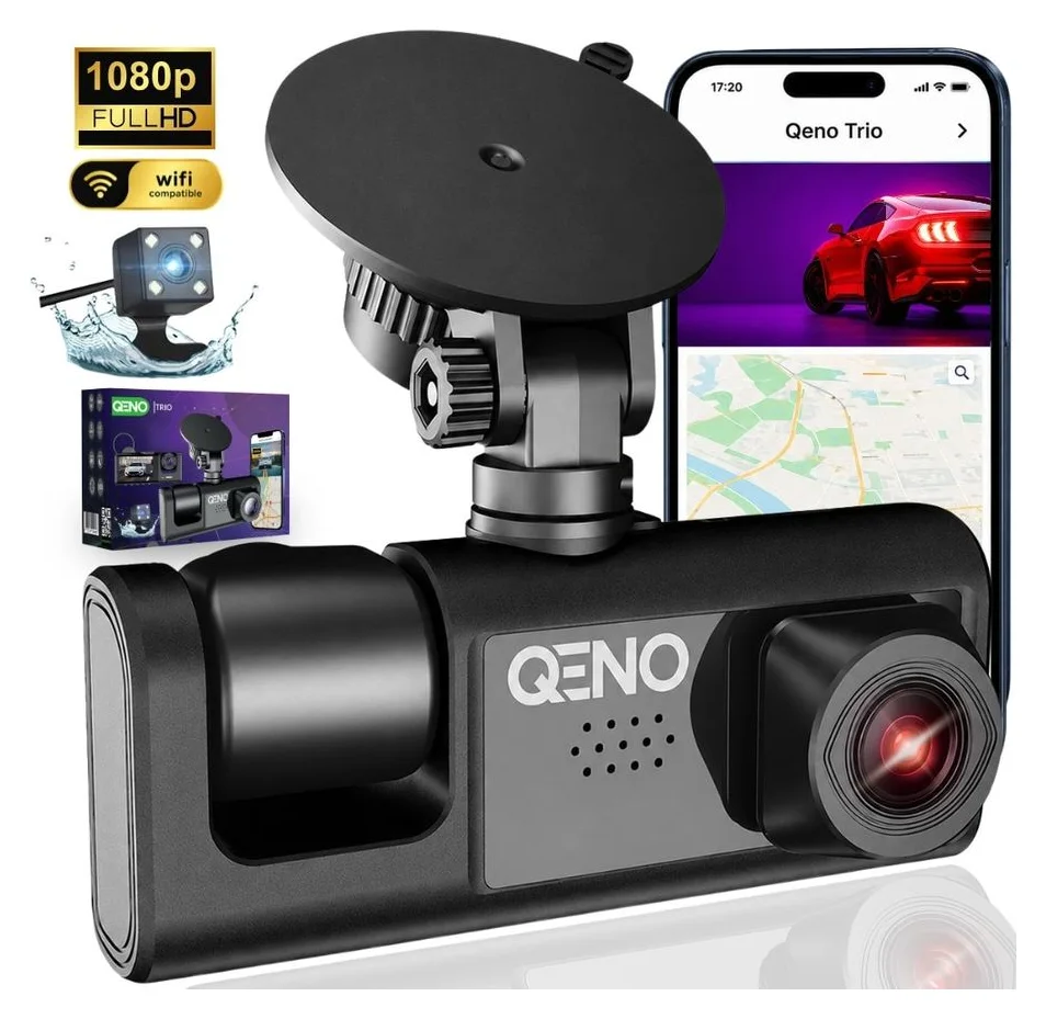 Qeno TRIO, 3 camere: fata, interior, spate, Full HD