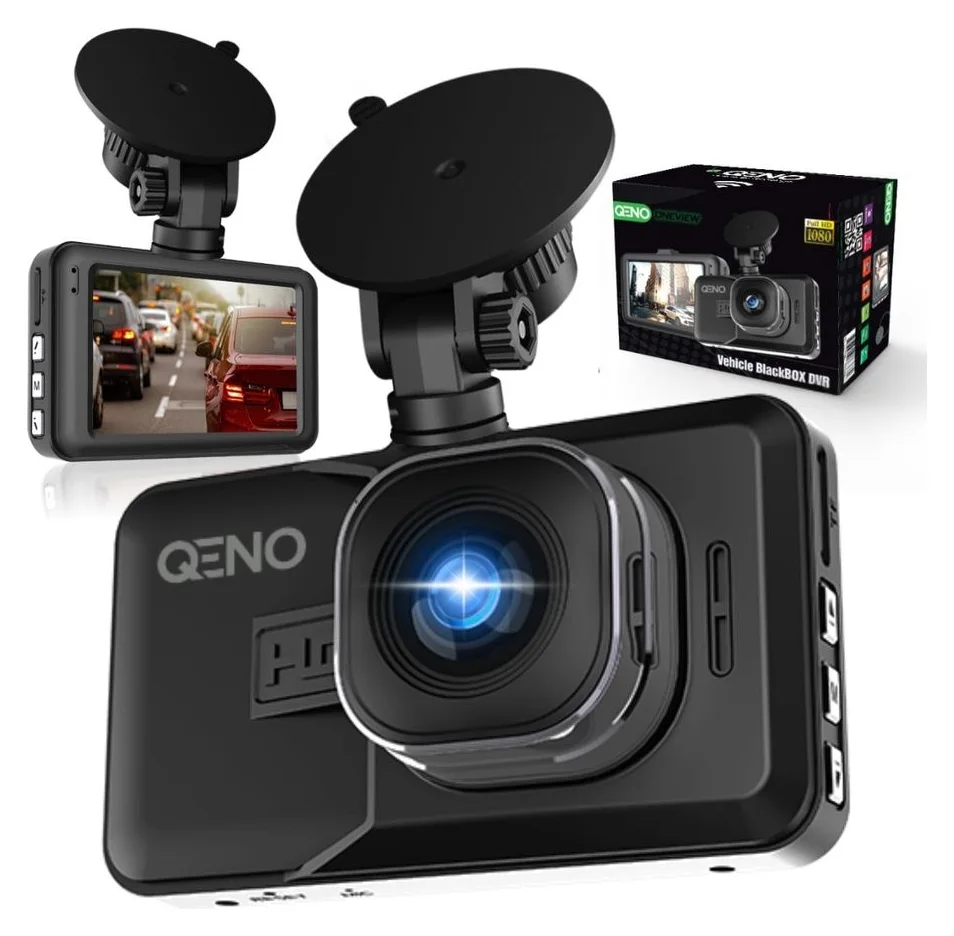 Qeno Full HD 1080P, ecran 3 inch, 170°