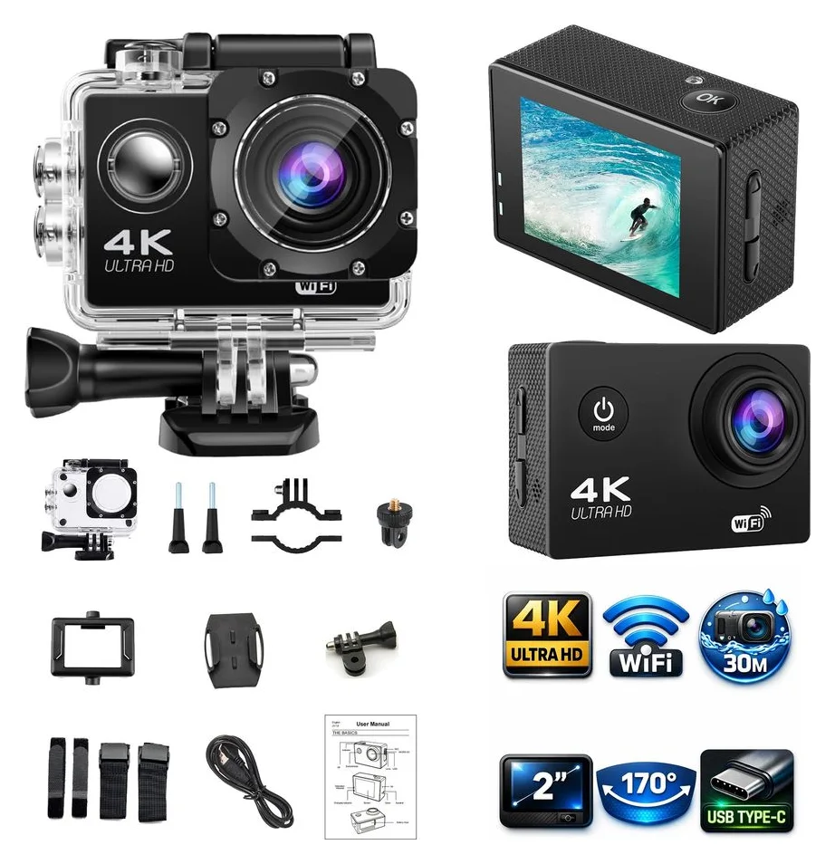 LikeSmart ActionCAM 4K, 149 de lei si 120 de cadre declarate