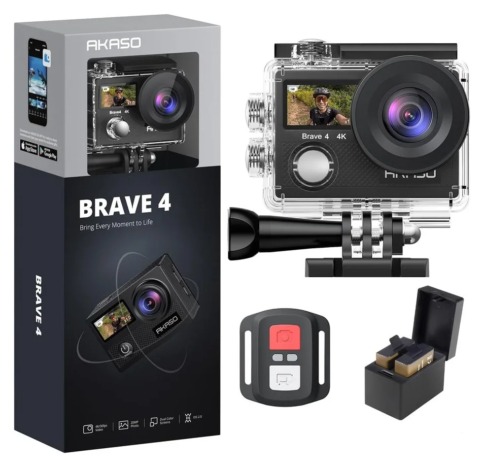 AKASO BRAVE4, 43 de grame si 83 de pareri