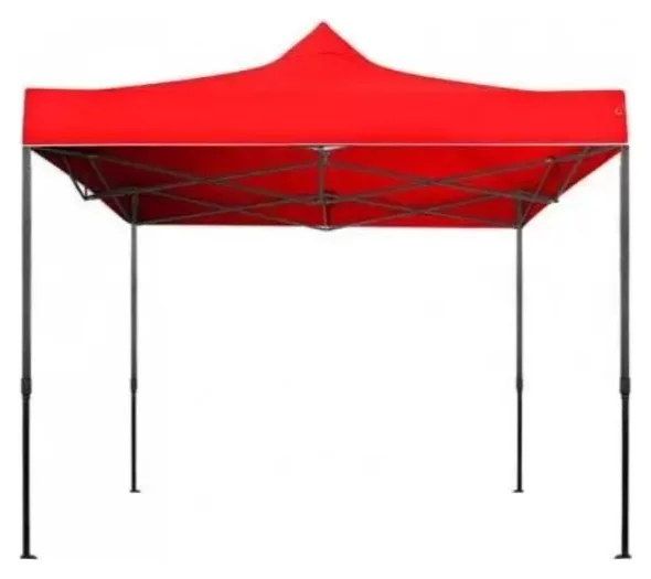 Pavilion rosu 3x3 m, panza de 235 g/mp