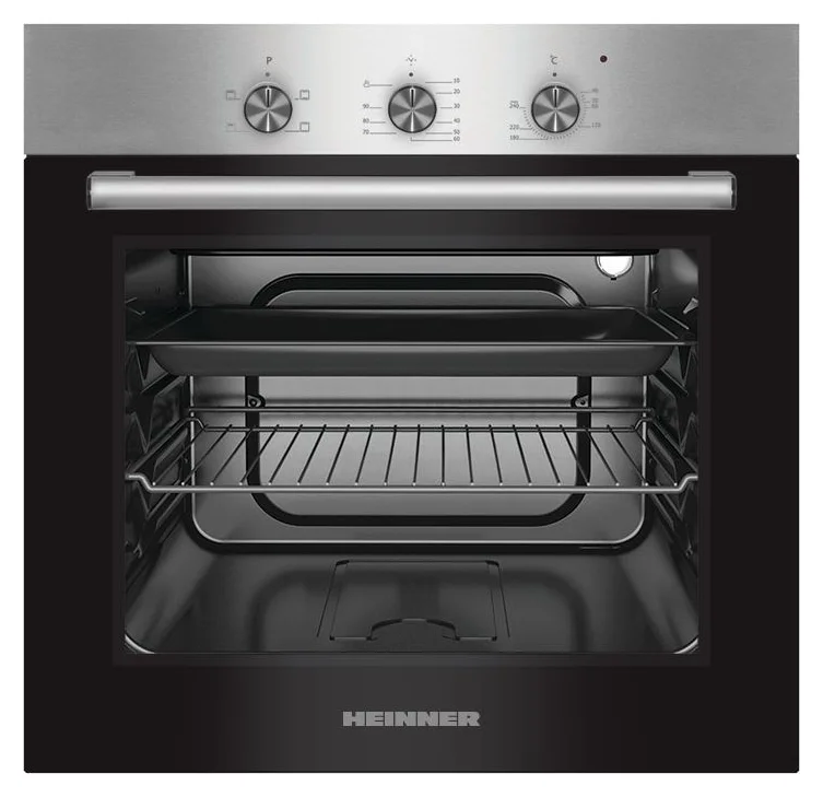 Heinner HBO-S624LTG-IX, cuptor incorporabil 62 l, convectie, 4 programe