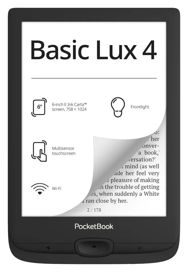 PocketBook Basic Lux 4, cel mai ieftin PocketBook