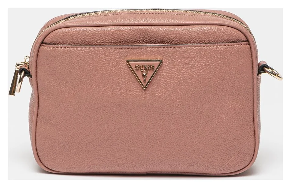 GUESS Meridian, geanta crossbody cu bareta de umar, roz prafuit, 18x24x4 cm