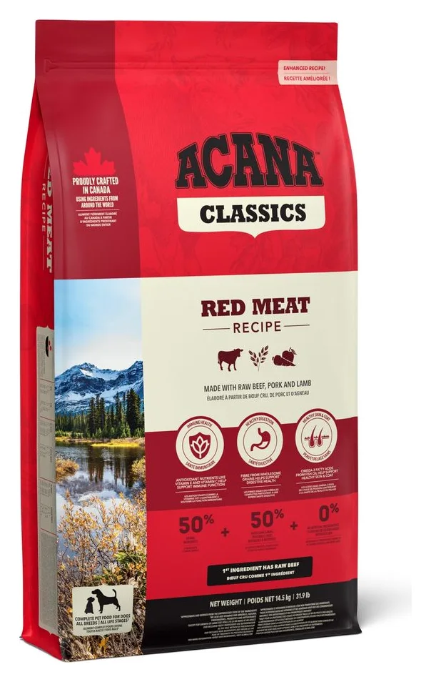 Acana Clasic Red, 14,5 kg, cea mai scumpa