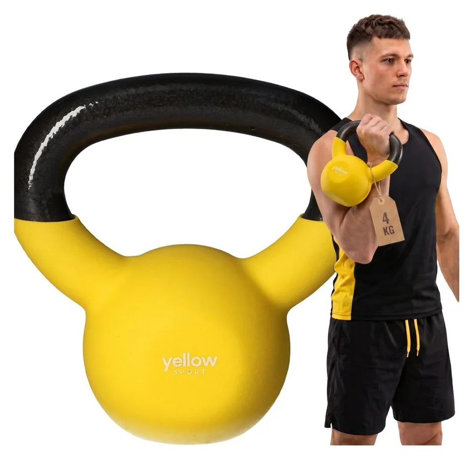 yellowSPORT 4 kg, fonta cu neopren