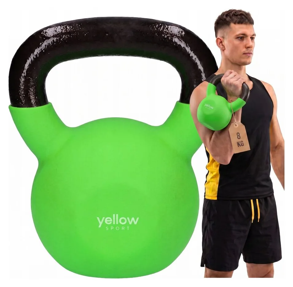yellowSPORT 8 kg, fonta cu neopren