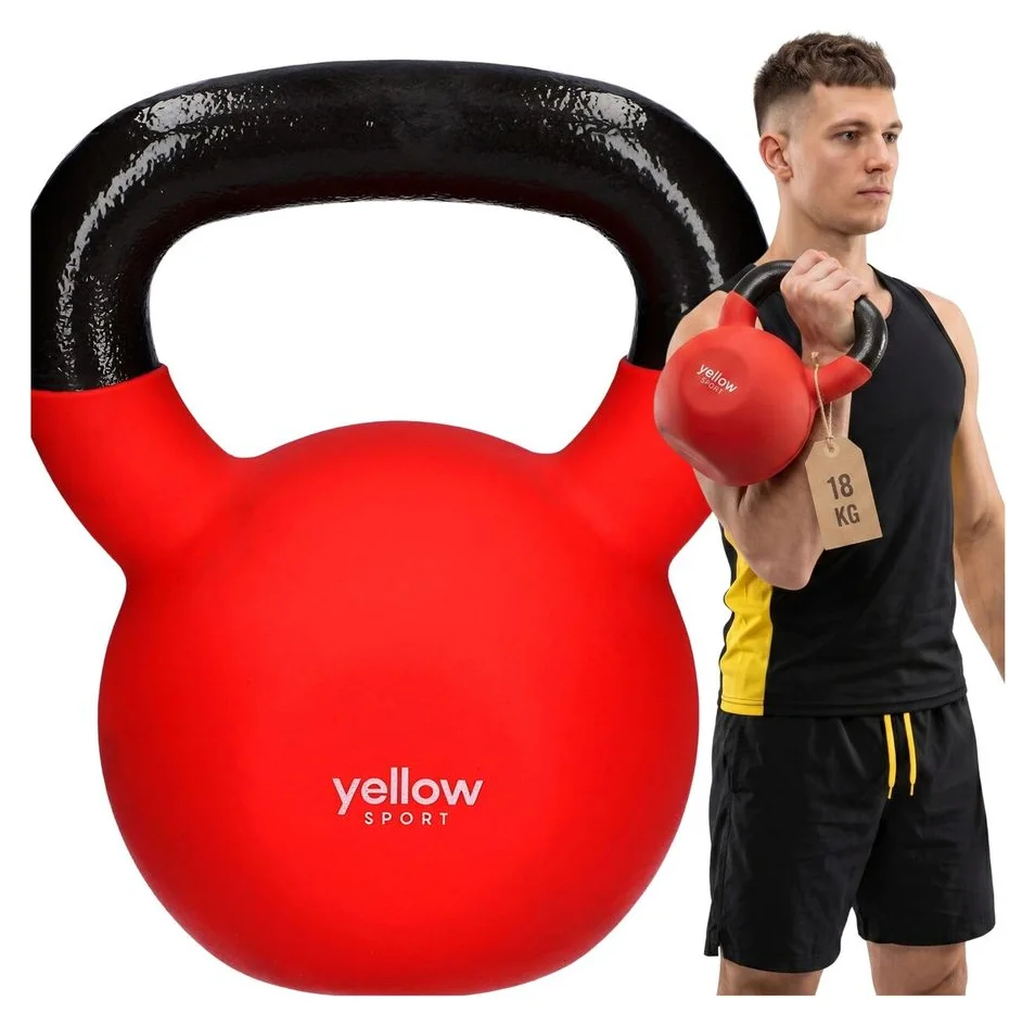 yellowSPORT 18 kg, fonta cu neopren