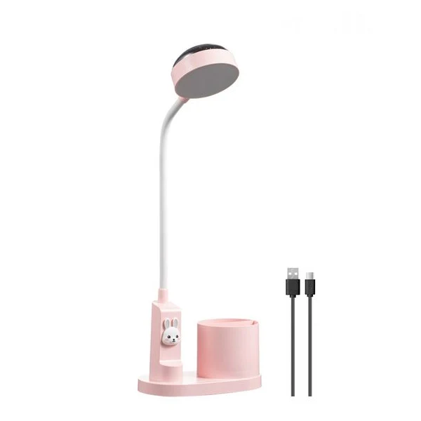 Lampa de birou pentru copii Ideas4Comfort, LED cu proiector de stele, suport dublu, control tactil