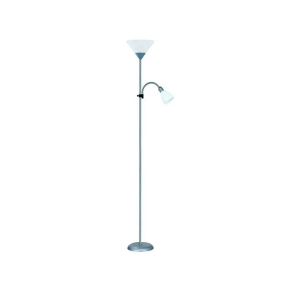 Lampadar cu doua becuri Zamo, un soclu E27 si unul E14, maxim 60 W