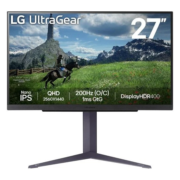 LG UltraGear 27 inch, QHD (2K), 180 Hz, Nano IPS