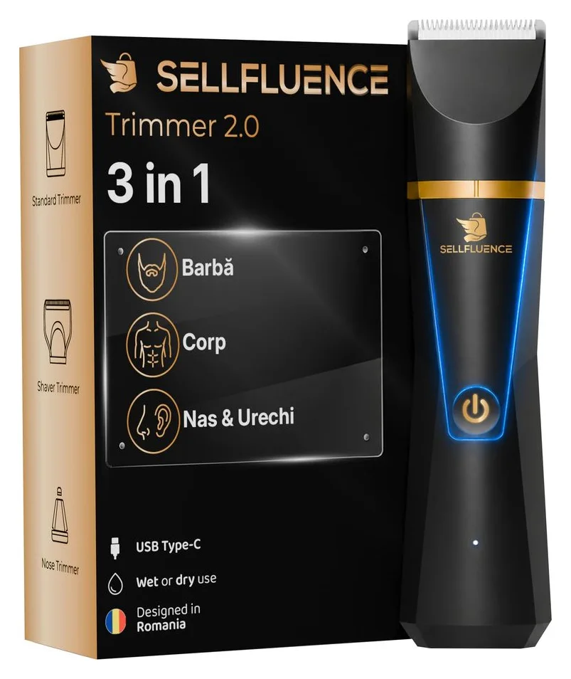 Sellfluence Trimmer 2.0, 1.605 pareri si sase materiale de lama