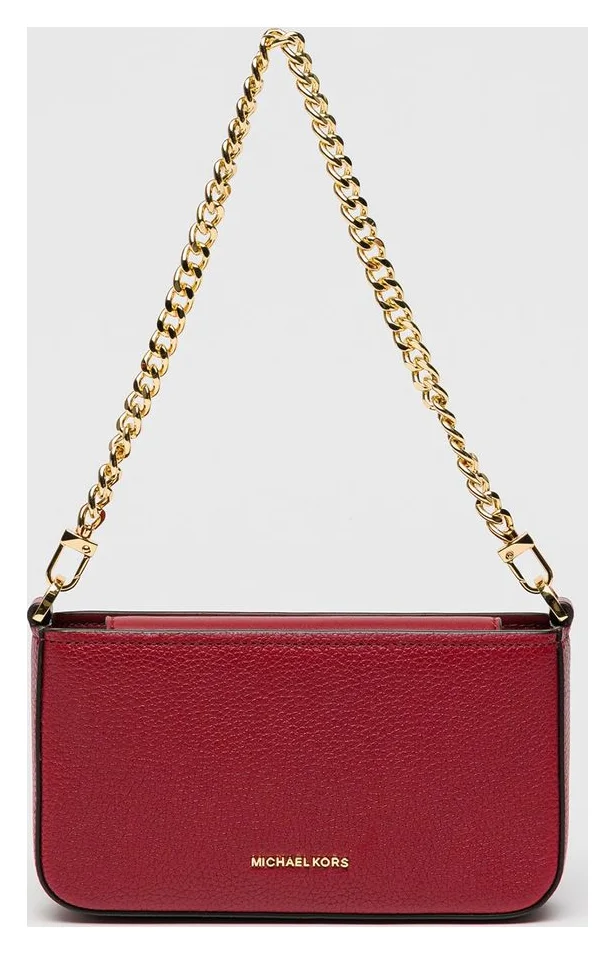 Michael Kors Bryant, geanta crossbody din piele cu maner detasabil de lant, 11,5x20x4 cm
