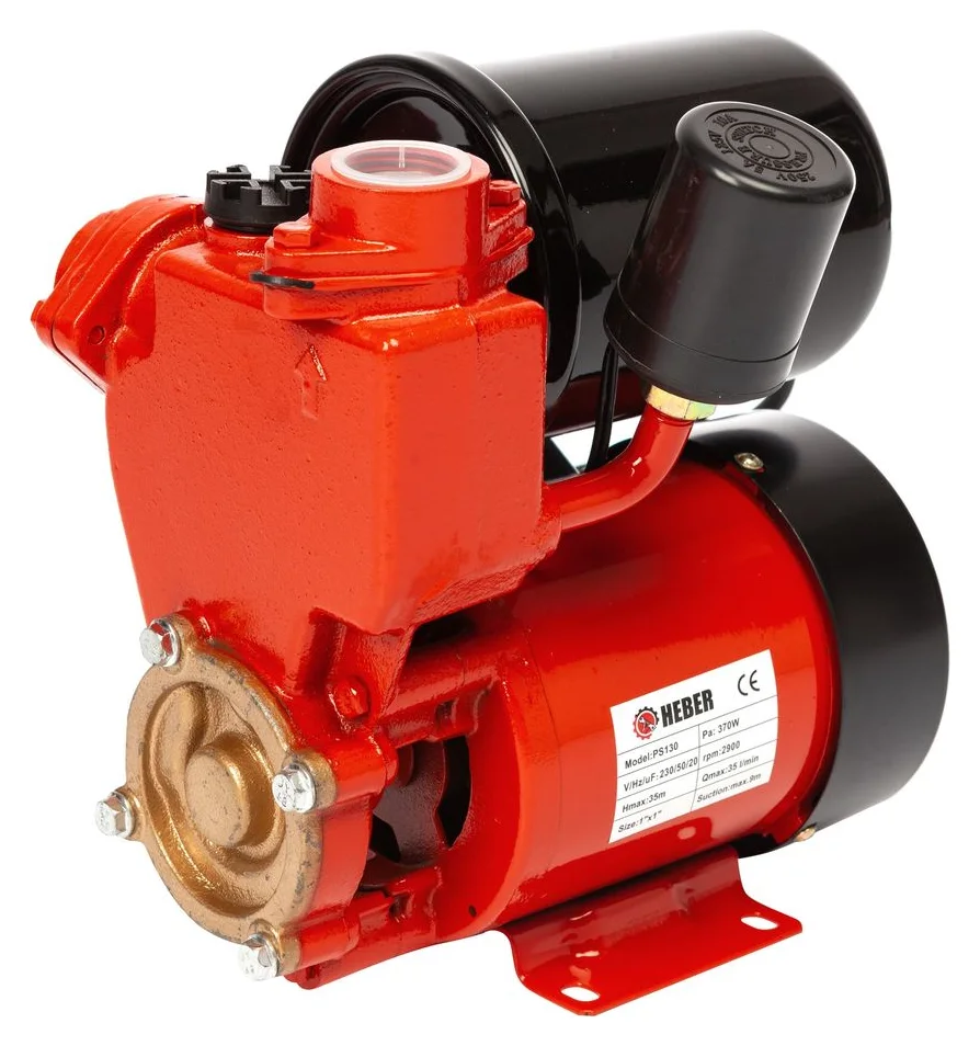Mini hidrofor Heber PS130, 370 W, 35 l/min, vas 1,2 l