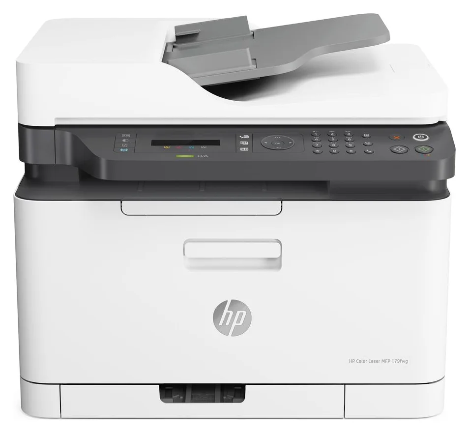HP LaserJet MFP 179fnw, laser color cu fax
