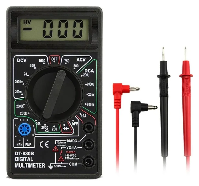 DT-830B, cel mai ieftin multimetru de pe raft