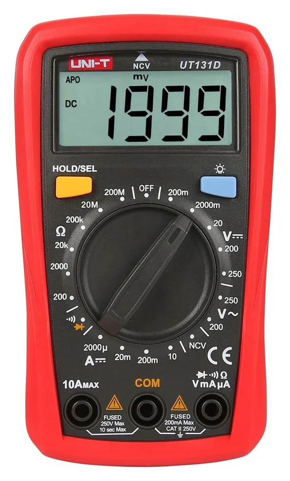 UNI-T UT131D, 6 valori masurate, detectare fara contact