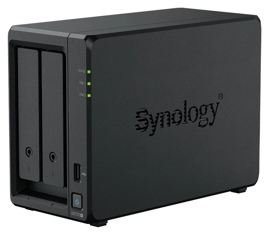 Synology DS725+, RAID 5 declarat pe doua sertare