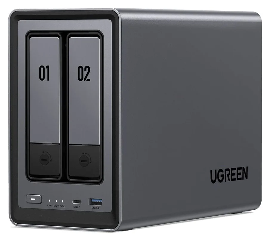 UGREEN NASync DXP2800, Intel N100 si opt gigabytes