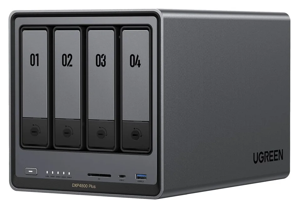 UGREEN NASync DXP4800 Plus, singurul cu 10 gigabiti