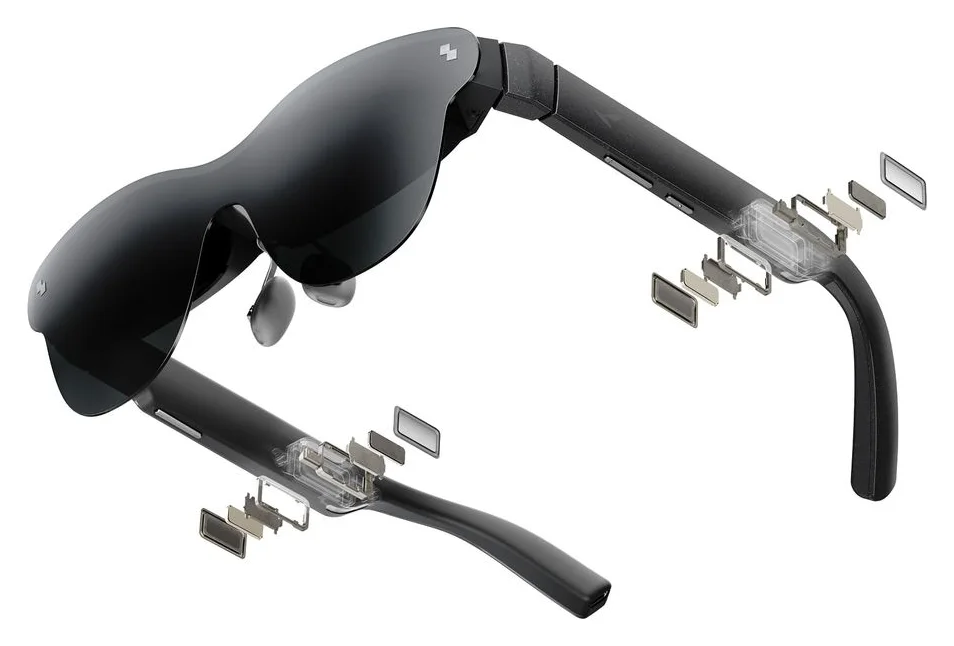 RayNeo Air 4 Pro, ecran de 201 de toli