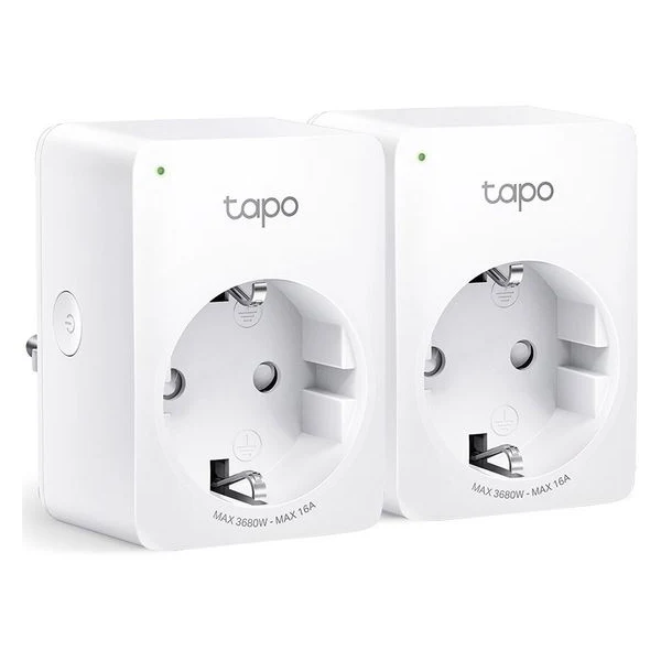 Pachet 2 prize smart TP-Link Tapo P110, Wi-Fi, monitorizare consum, 16A