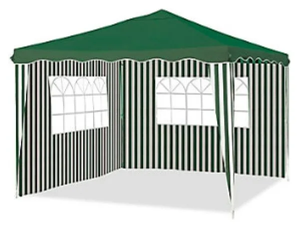 Pavilion metalic 3x3x2,5 m, doi pereti