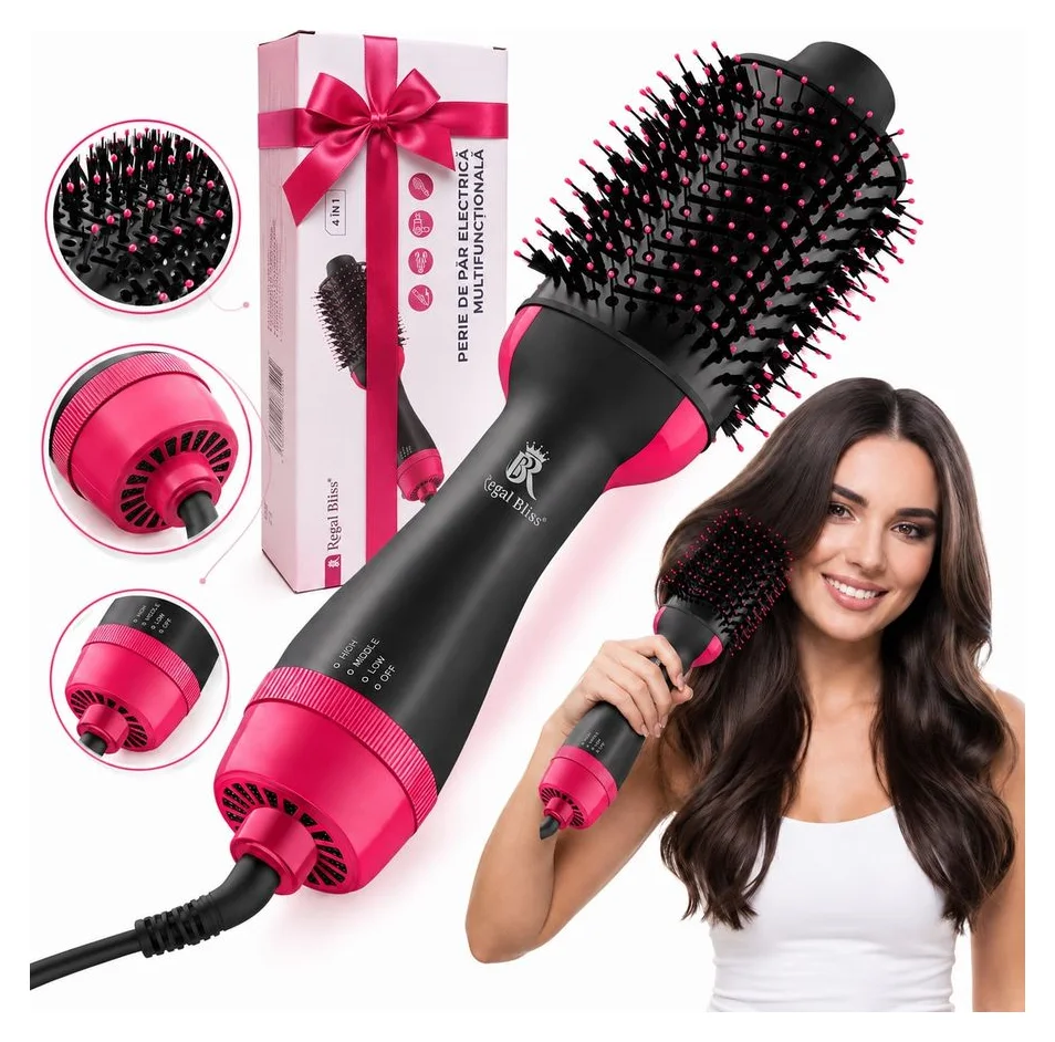 Regal Bliss 4 in 1, perie electrica fixa, 1000 W