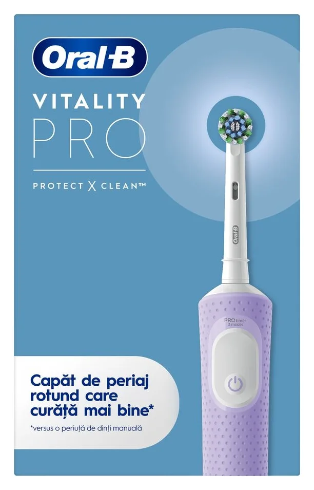 Oral-B Vitality Pro, cap rotativ, 3 programe