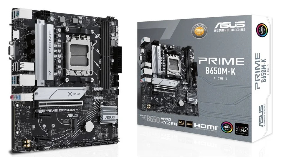 Asus Prime B650M-K, micro-ATX la 623,99 de lei