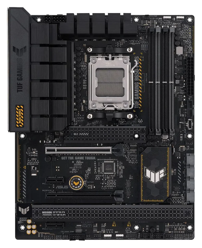 ASUS TUF GAMING B650-PLUS, fara sloturi M.2 declarate