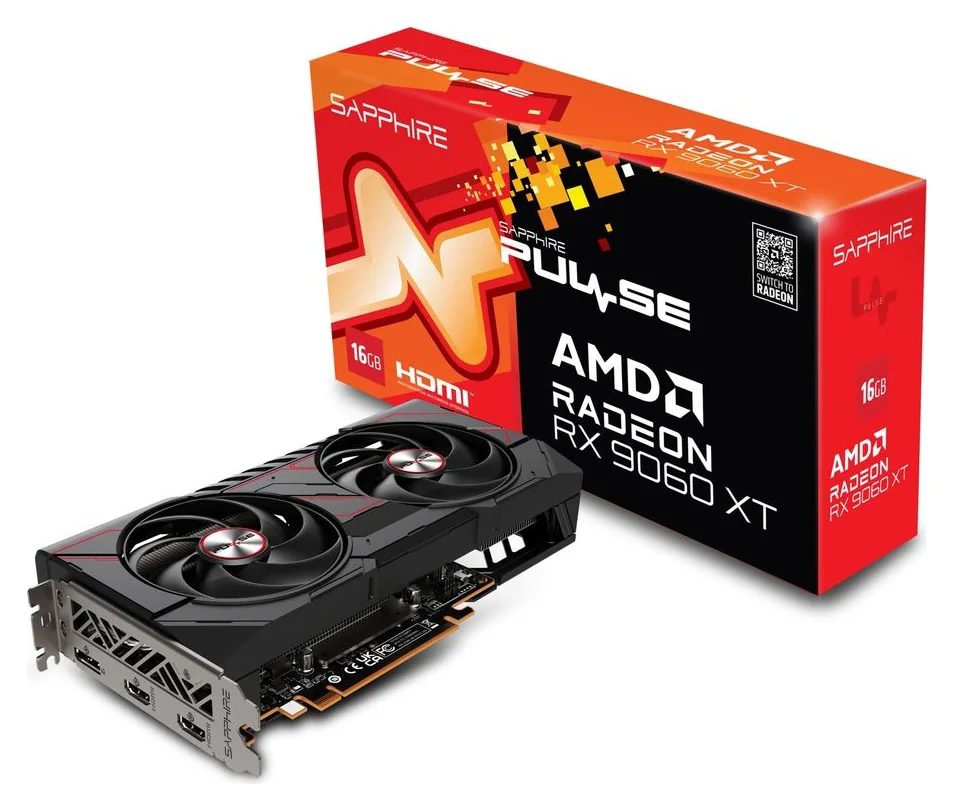 Sapphire PULSE RX 9060 XT, aceeasi placa, alta culoare
