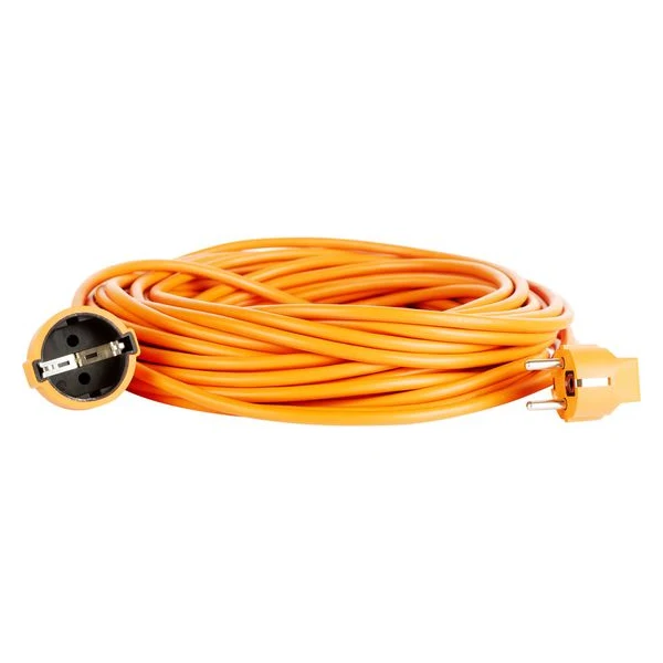 Prelungitor Bachmann cu fisa si priza Schuko, cablu 3G1 mm patrat, 20 m, 2500 W, 10A