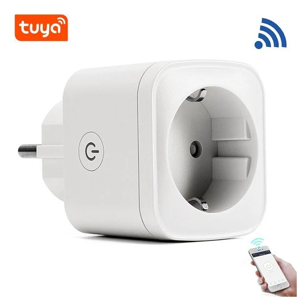 Priza smart SeveShop, Wi-Fi, cu monitorizare consum energie, 16A