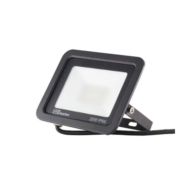 Proiector LED Market slim, 20 W, 2300 lm, 3000 K, IP66