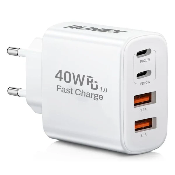 Runex retea 4 porturi, 40 W