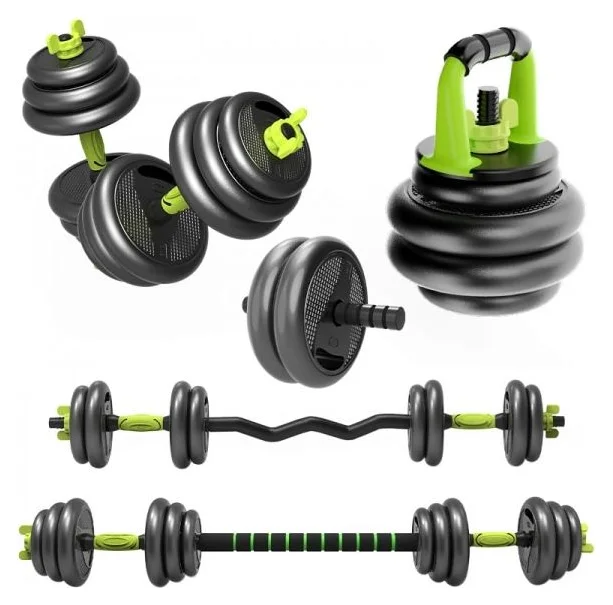 Set FitTronic ZK40, 40 kg si bara curbata