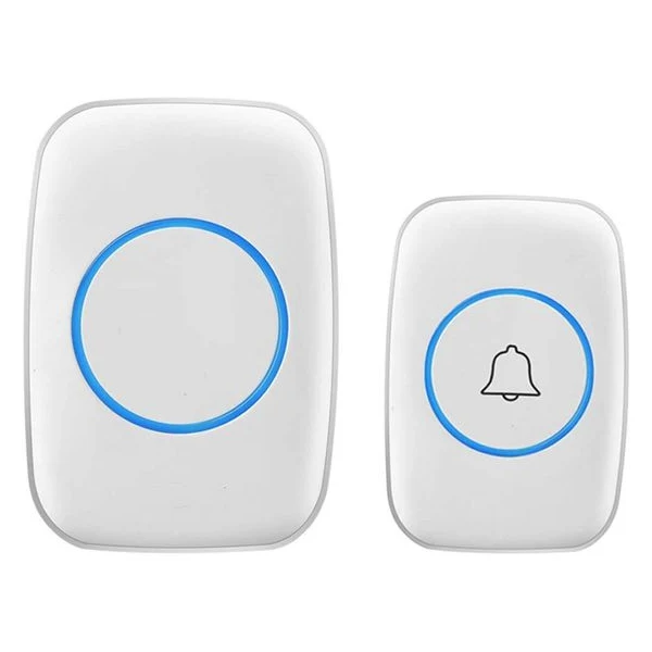 Sonerie electrica wireless Techstar, 300 m, 30 melodii, 110 dB, IP44