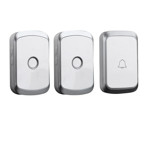 Sonerie wireless ZEPO cu doua unitati de receptie, 300 m, 36 melodii, 95 dB, IP44