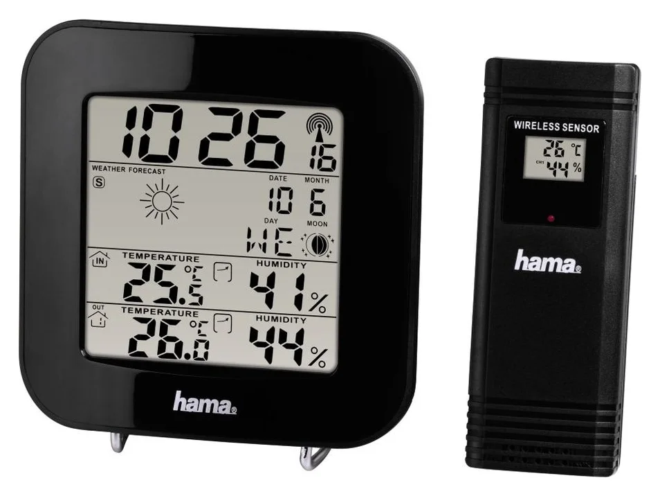 Hama EWS-200, pagina de produs care spune ce e interior si ce e exterior