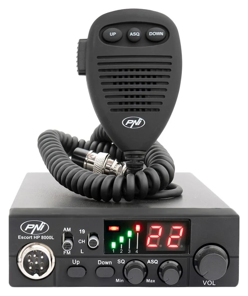 PNI Escort HP 8000L, CB, cu suport si cablu incluse