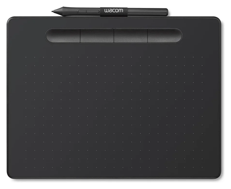 Wacom Intuos M negru, dublu spatiu la 429,99 de lei
