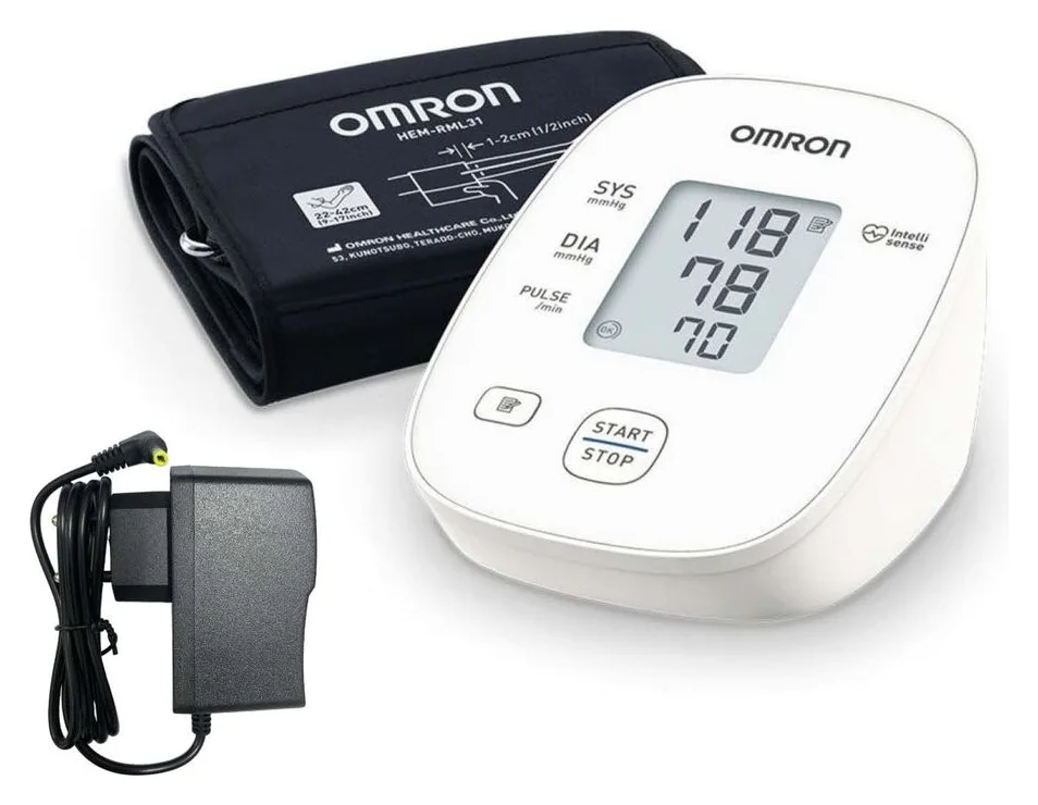 Omron M300, brat, manseta 22-42 cm, adaptor inclus