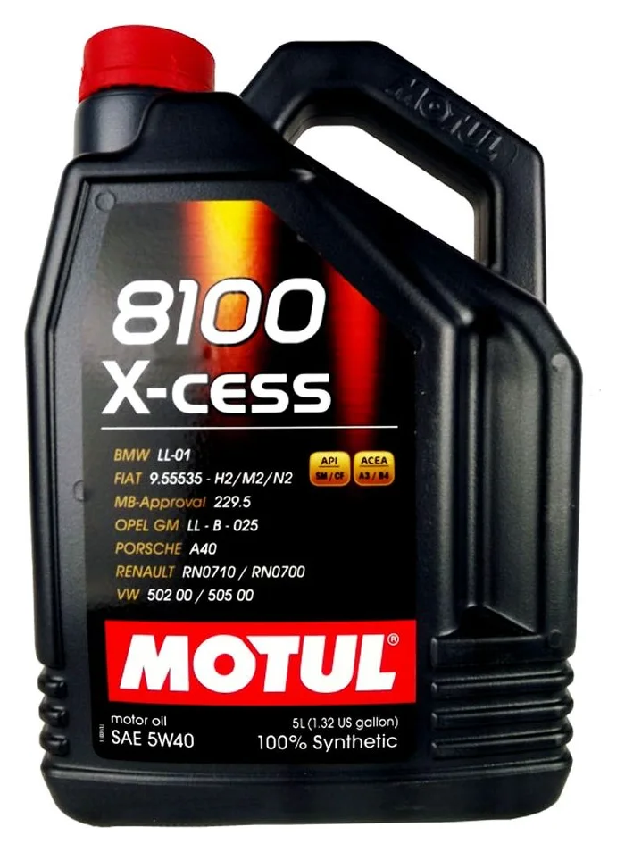 Motul 8100 X-cess 5W40, 5 litri