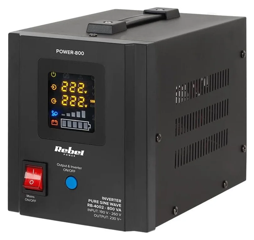 UPS 800 VA / 500 W, unda pura, 4,3 kg