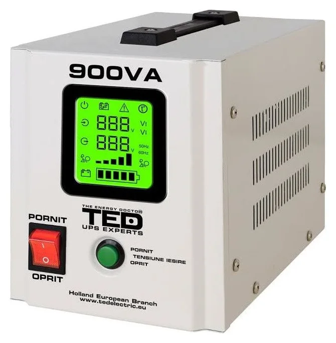 UPS cu unda sinusoidala pura, 500 W, 56 dB declarati